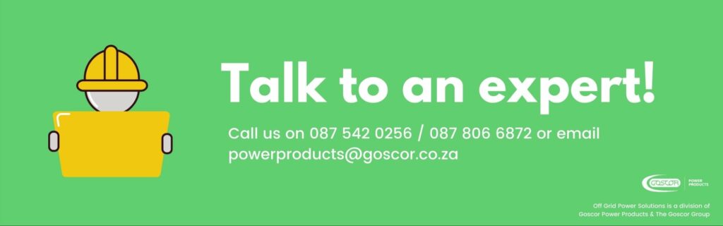 off grid power solutions - talk to an expert