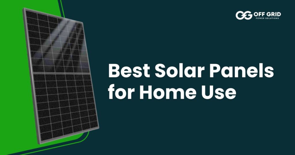 best solar panels for home use